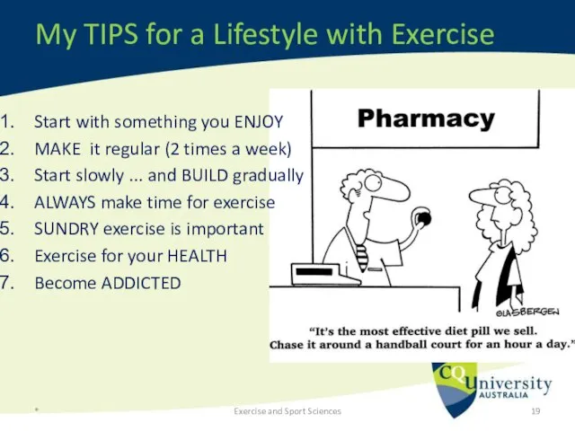 My TIPS for a Lifestyle with Exercise Start with something you