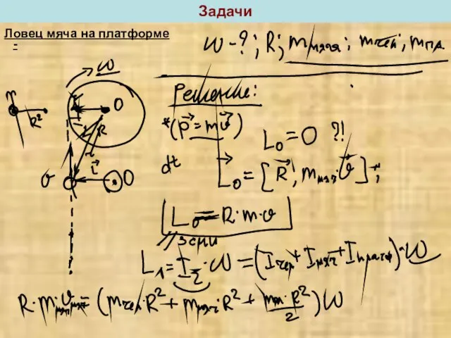 - Задачи Ловец мяча на платформе