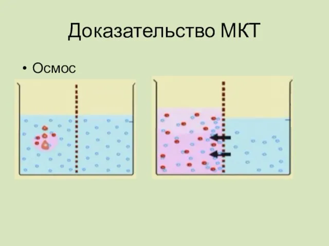 Доказательство МКТ Осмос