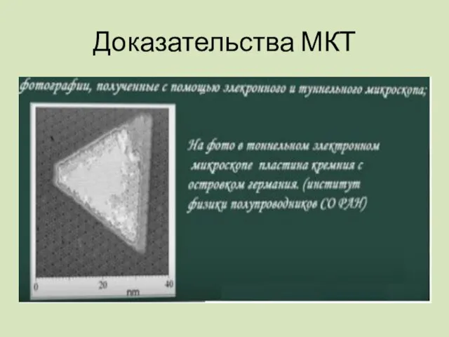 Доказательства МКТ