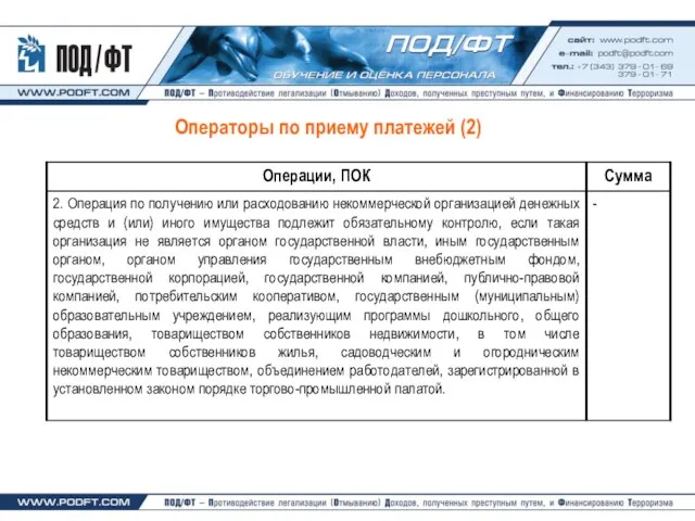 Операторы по приему платежей (2)