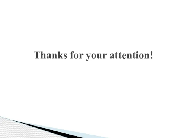 Thanks for your attention!