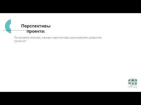 Перспективы проекта: По вашему мнению, каковы перспективы дальнейшего развития проекта?