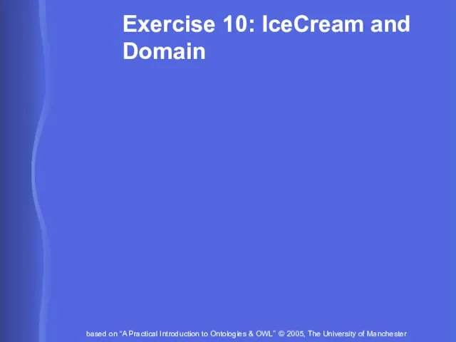 Exercise 10: IceCream and Domain