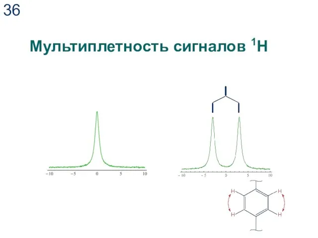 Мультиплетность сигналов 1H