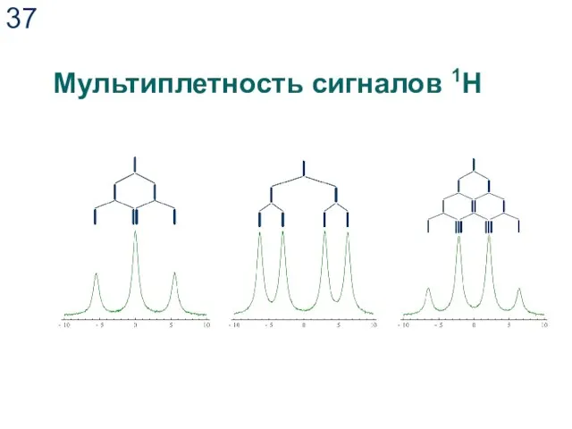 Мультиплетность сигналов 1H