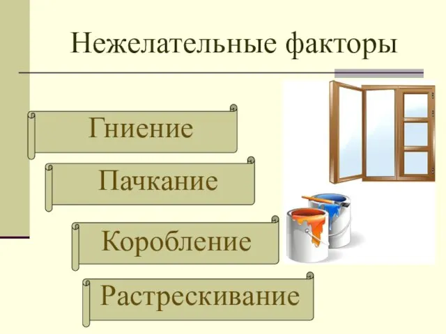 Нежелательные факторы