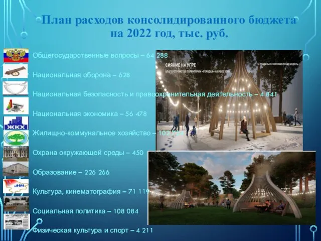 План расходов консолидированного бюджета на 2022 год, тыс. руб. Общегосударственные вопросы