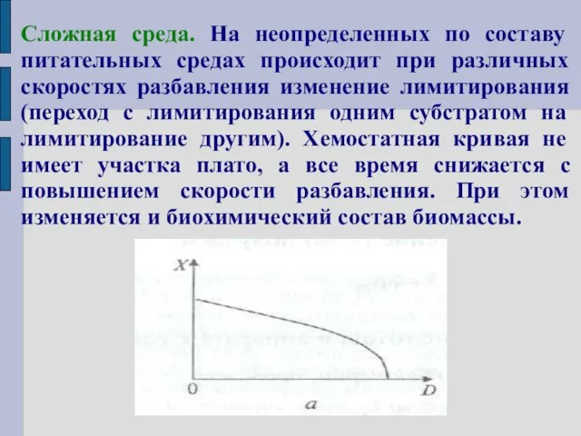 Сложная среда. На неопределенных по составу питательных средах происходит при различных