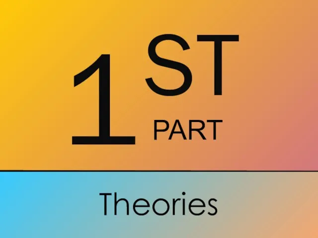 1ST PART Theories