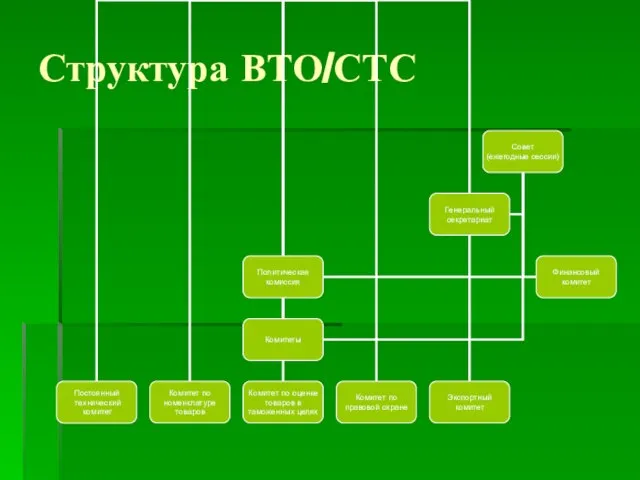 Структура ВТО/СТС