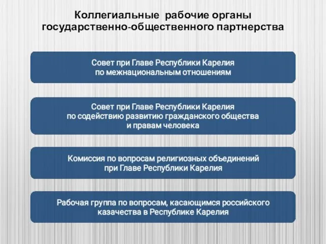 Коллегиальные рабочие органы государственно-общественного партнерства