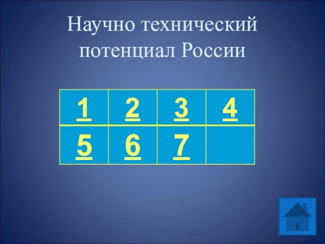 Научно технический потенциал России