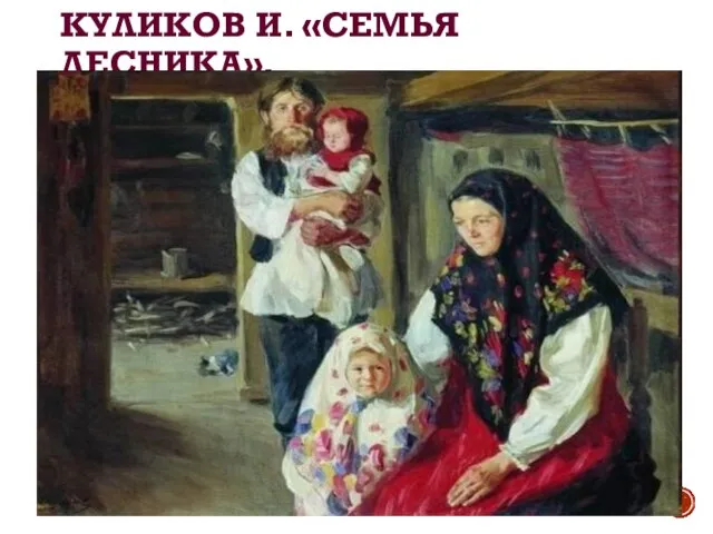 КУЛИКОВ И. «СЕМЬЯ ЛЕСНИКА».