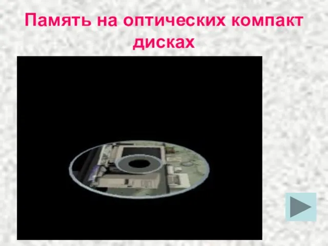 Память на оптических компакт дисках