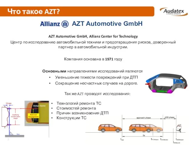 Что такое AZT? AZT Automotive GmbH, Allianz Center for Technology Центр