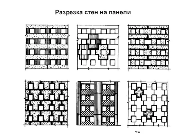 Разрезка стен на панели