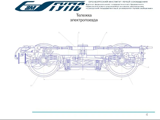 4 Тележка электропоезда