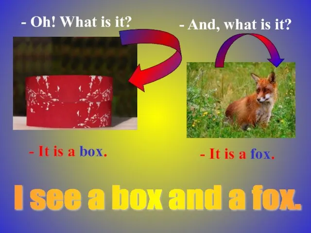 - Oh! What is it? - It is a box. -