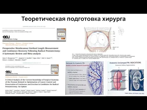 Теоретическая подготовка хирурга