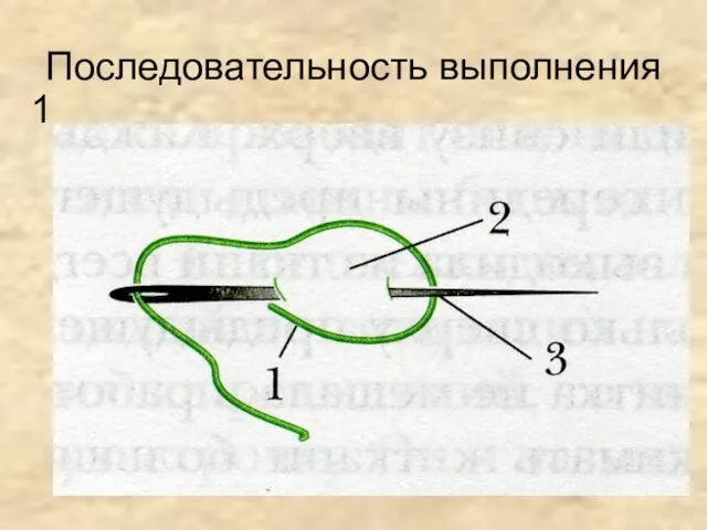 Последовательность выполнения 1