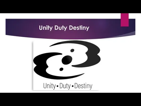 Unity Duty Destiny