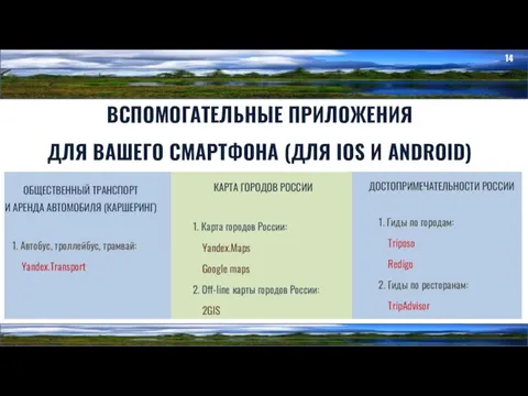 ОБЩЕСТВЕННЫЙ ТРАНСПОРТ И АРЕНДА АВТОМОБИЛЯ (КАРШЕРИНГ) 1. Автобус, троллейбус, трамвай: Yandex.Transport