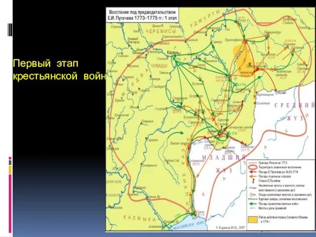 Первый этап крестьянской войны