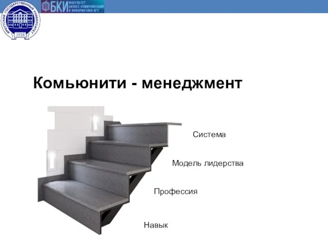 Комьюнити - менеджмент Система Навык Профессия Модель лидерства