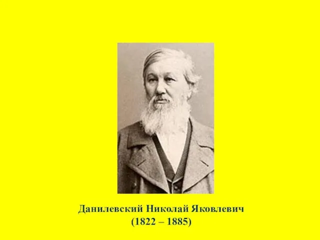 Данилевский Николай Яковлевич (1822 – 1885)