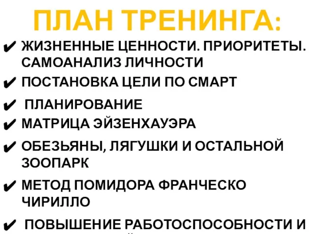 ЖИЗНЕННЫЕ ЦЕННОСТИ. ПРИОРИТЕТЫ. САМОАНАЛИЗ ЛИЧНОСТИ ПОСТАНОВКА ЦЕЛИ ПО СМАРТ ПЛАНИРОВАНИЕ МАТРИЦА