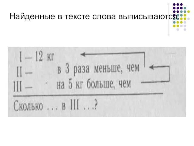 Найденные в тексте слова выписываются.