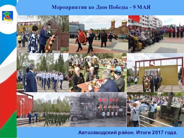 Автозаводский район. Итоги 2017 года. Мероприятия ко Дню Победы - 9 МАЯ