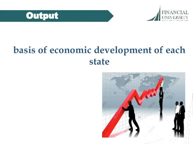 Output basis of economic development of each state