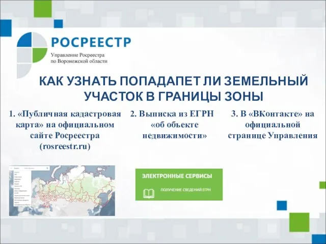 КАК УЗНАТЬ ПОПАДАПЕТ ЛИ ЗЕМЕЛЬНЫЙ УЧАСТОК В ГРАНИЦЫ ЗОНЫ 1. «Публичная