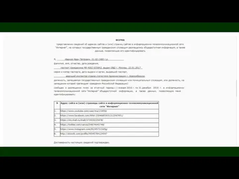 СТАТЬЯ 15.1 Представление сведений о размещении информации в информационно-телекоммуникационной сети «Интернет»