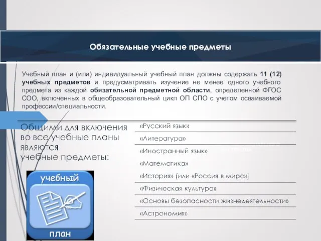 ПОВЫШЕНИЕ ПРОФЕССИОНАЛЬНОГО МАСТЕРСТВА Учебный план и (или) индивидуальный учебный план должны