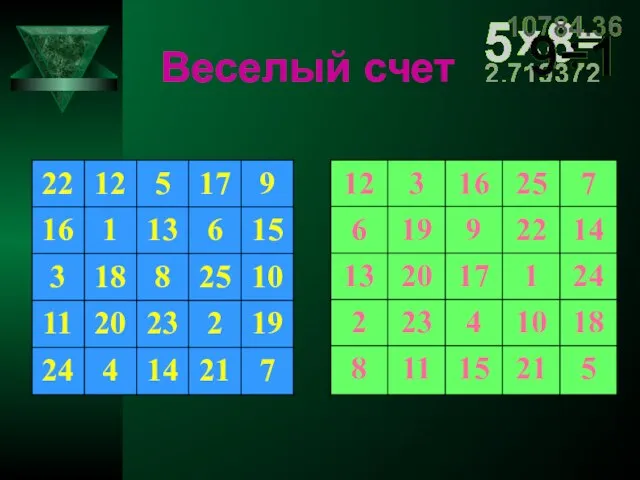 Веселый счет