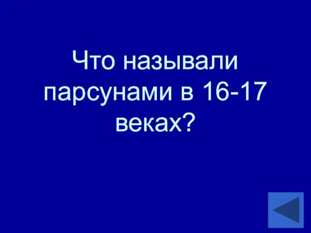 Что называли парсунами в 16-17 веках?