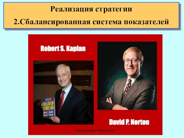 Реализация стратегии 2.Сбалансированная система показателей