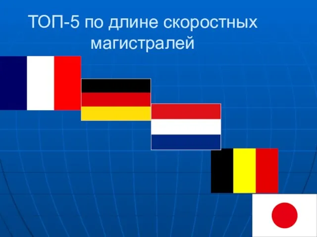 ТОП-5 по длине скоростных магистралей