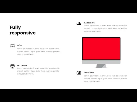 Fully responsive Lorem ipsum dolor sit amet, lacus nulla ac netus