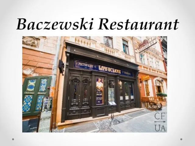 Baczewski Restaurant
