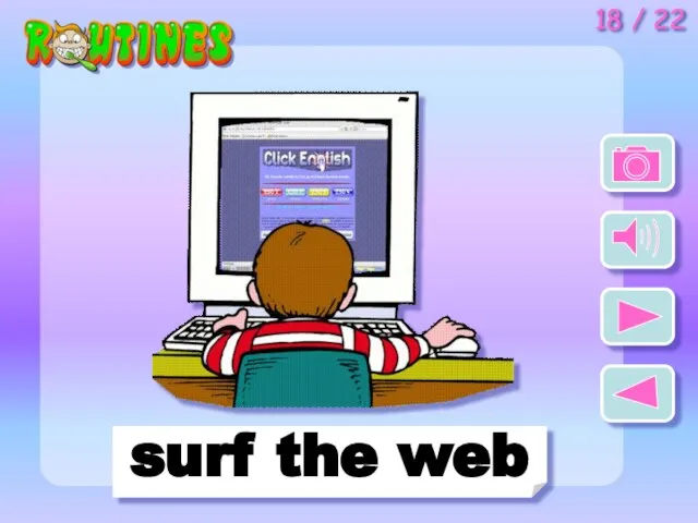 surf the web 18 / 22