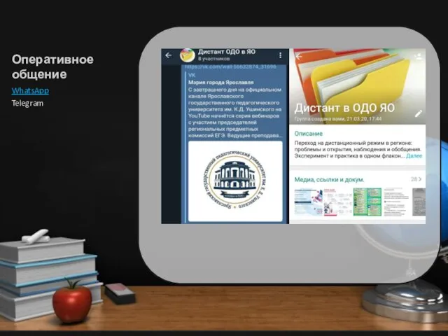 Оперативное общение WhatsApp Telegram