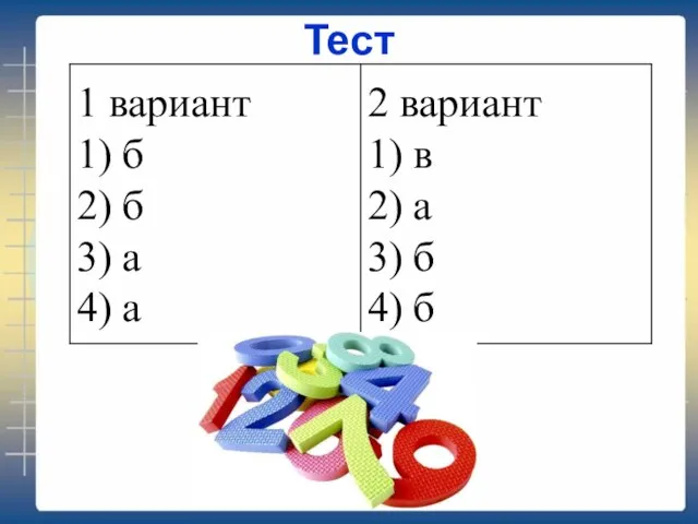 Тест