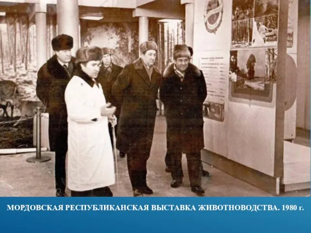 МОРДОВСКАЯ РЕСПУБЛИКАНСКАЯ ВЫСТАВКА ЖИВОТНОВОДСТВА. 1980 г.