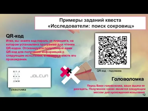 QR-код Итак, вы знаете код-пароль от планшета, на котором установлена программа