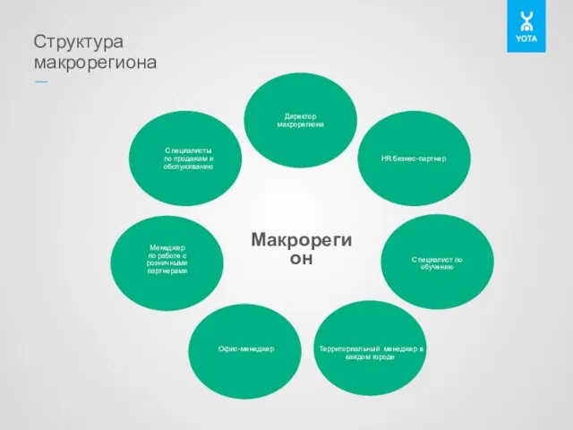 Структура макрорегиона –– Офис-менеджер