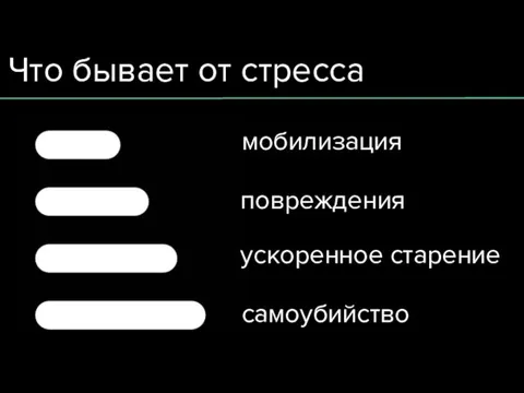 Что бывает от стресса самоубийство мобилизация повреждения ускоренное старение